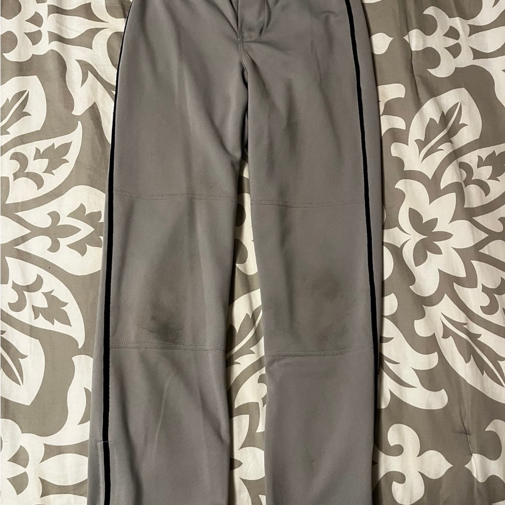 Champro Boys Gray Baseball Pants Size M